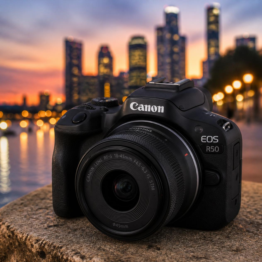 Canon EOS R50 18-45mm Mirrorless Camera - Image 2